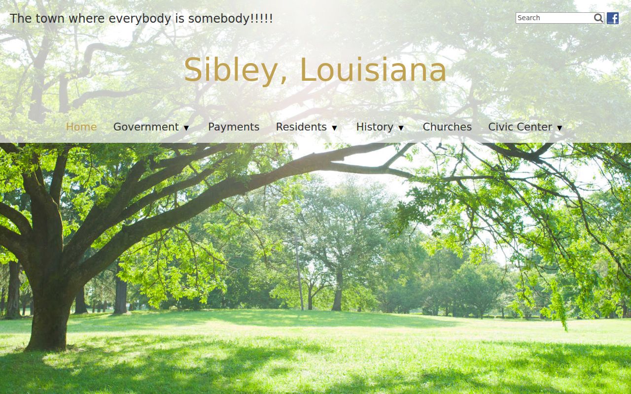 Official Town of Sibley website and town information